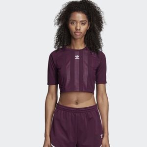 Adidas Red Night Crop Top L